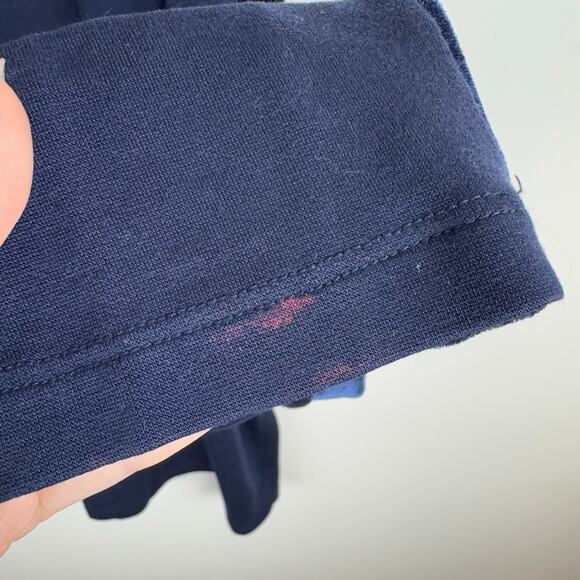 Eileen Fisher Womens Velvet Trim Hoodie in Navy Sz S | Soft Comfy‎ Cozy Neutral - Picture 11 of 16